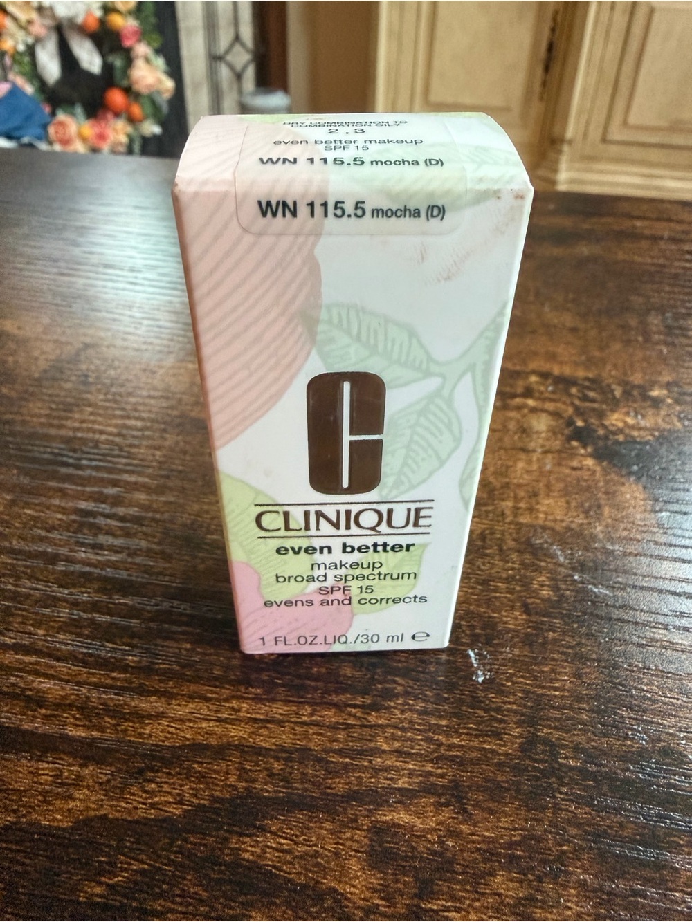 NEW! Clinique Even Better Makeup Broad Spectrum SPF 15 - WN 115.5 Mocha (Brown)